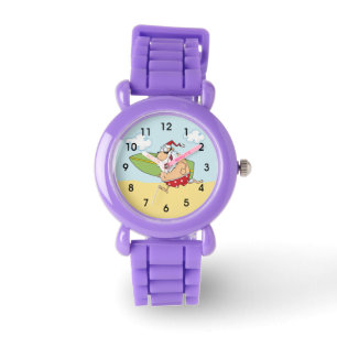 Surfende Sankt Armbanduhr