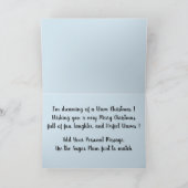 Surfende Sankt Feiertagskarte (Innenseite)