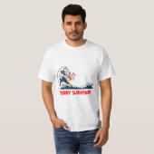 Surfende Sankt T-Shirt (Vorne ganz)
