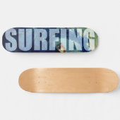Surfende Skateboard (Horizontal)