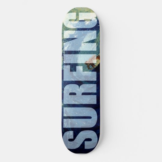 Surfende Skateboard (Vorderseite)