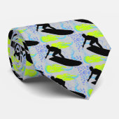 Surfende Träume Krawatte (Gerollt)