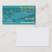 Surfende Visitenkarte (Vorne/Hinten)