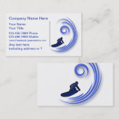 Surfende Visitenkarten neu Visitenkarte (Vorne/Hinten)