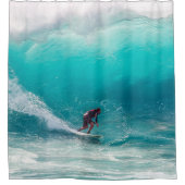 Surfender 16 Duschvorhang (Vorderseite)