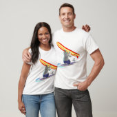 surfender Elefant T-Shirt (Unisex)