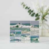 Surfender Fistral Newquay Cornwall Wipeout Postkarte (Stehend Vorderseite)