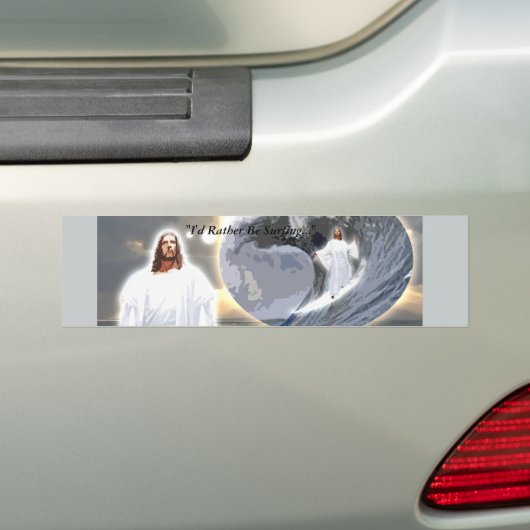 Surfender Jesus-Autoaufkleber Autoaufkleber (Auf Auto)