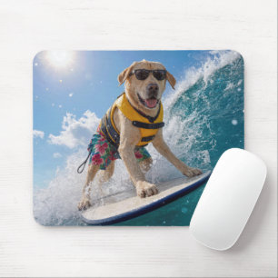 Surfender Labrador Retriever Mousepad