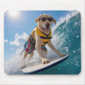 Surfender Labrador Retriever Mousepad (Vorne)
