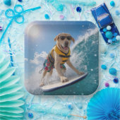 Surfender Labrador Retriever Pappteller (Party)