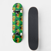 Surfender Sonnenuntergang Skateboard (Vorne)