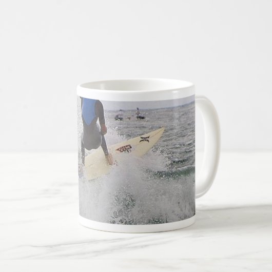 Surfender Sport Kaffeetasse (VorderseiteRechts)