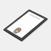 Surfender Tiger | addieren Ihren Namen Post-it Klebezettel (angewinkelt)