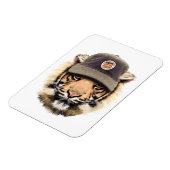 Surfender Tiger Magnet (Linke Seite)