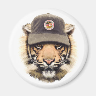 Surfender Tiger Magnet