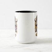 Surfender Tiger Tasse (Zentrum)