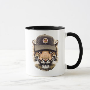 Surfender Tiger Tasse
