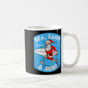 Surfender Weihnachtsmann - Weihnachts-Surfboard-We Kaffeetasse