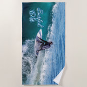 Surfendes 12 Badetuch (Vorderseite)