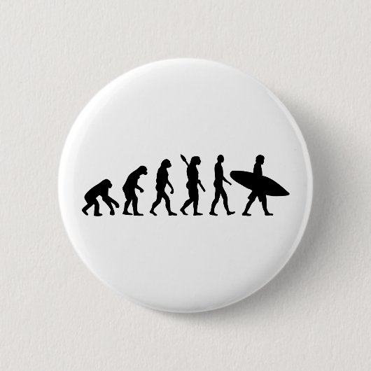 Surfendes Brandungsbrett der Evolution Button (Vorderseite)