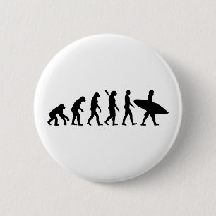Surfendes Brandungsbrett der Evolution Button