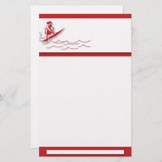 Surfendes Briefpapier: Einladungen, Postsendungen, Briefpapier (Vorne/Hinten)