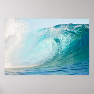 Surfendes Bruchplakat der großen Welle Poster