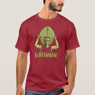Surfendes Halloween Frankenstein T-Shirt