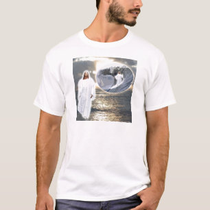 Surfendes Jesus-Kleid T-Shirt