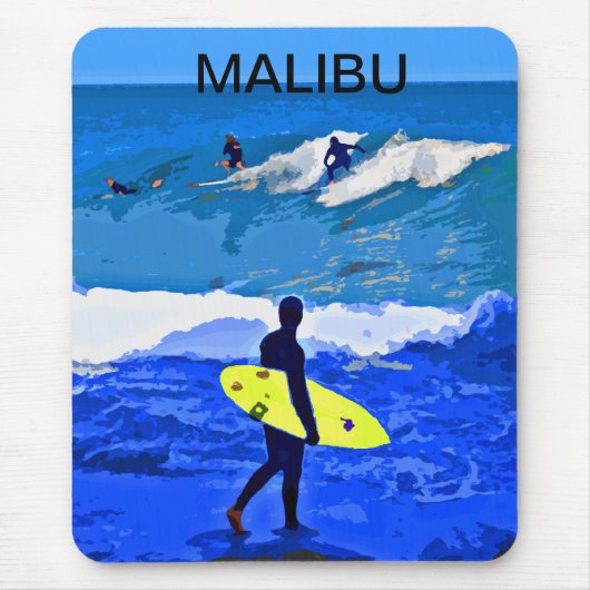 Surfendes Mousepad entworfen von Colin Carr-Nall (Vorne)