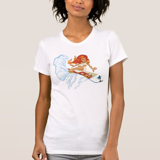 Surfendes Pele T-Shirt (Vorderseite)