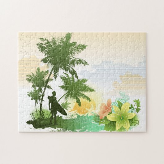 Surfendes Puzzlespiel 6 Puzzle (Horizontal)