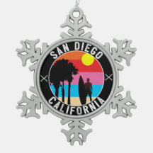 Surfendes San Diego Kalifornien schwärzt