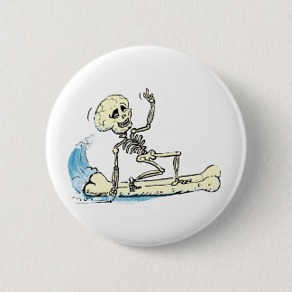 surfendes Skelett Button