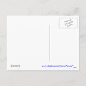 Surfendes Woodie mit Weihnachtsbaum Feiertagspostkarte (Rückseite)