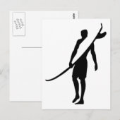 Surfer1 Postkarte (Vorne/Hinten)