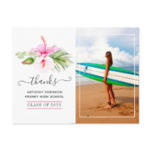 Surfer Adventure Graduation Party Vielen Dank