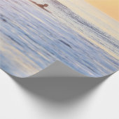 Surfer am Strand Geschenkpapier (Ecke)