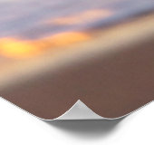 Surfer am Strand Poster (Ecke)