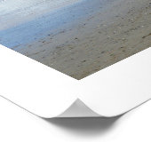 Surfer am Strand von Newquay Poster (Ecke)