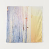 Surfer am Strand Wandteppich (Vorderseite (Horizontal))