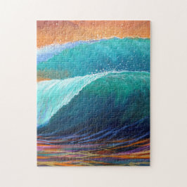 Surfer-Ansicht des Fasses Puzzle