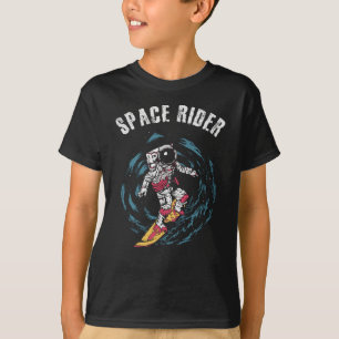 Surfer-Astronaut Weltraum-Reiter-Surfer T-Shirt