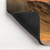 Surfer at sunset in Mexiko Mousepad (Ecke)
