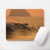 Surfer at sunset in Mexiko Mousepad (Mit Mouse)