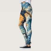 Surfer auf den Wellen  Leggings (Links)