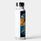 Surfer auf den Wellen Trinkflasche (rechts)