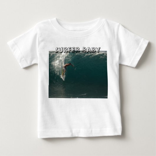 Surfer-Baby Baby T-shirt (Vorderseite)