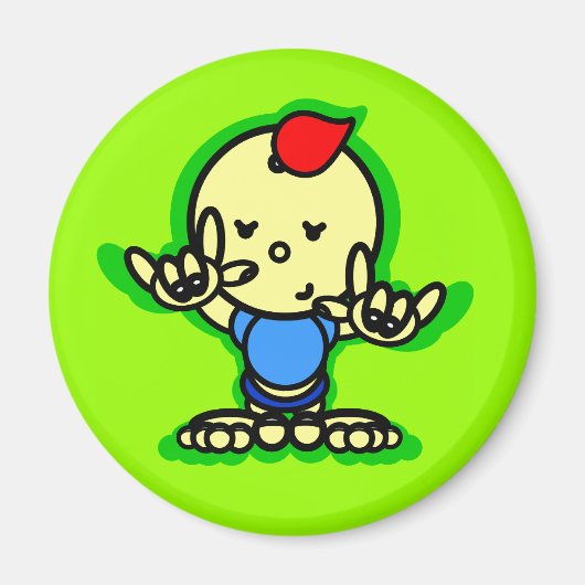 SURFER BABY Magnet (Vorne)